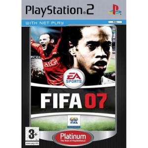 PS2 hra FIFA 07 - originál platinum edice, originál krabička a brožurka